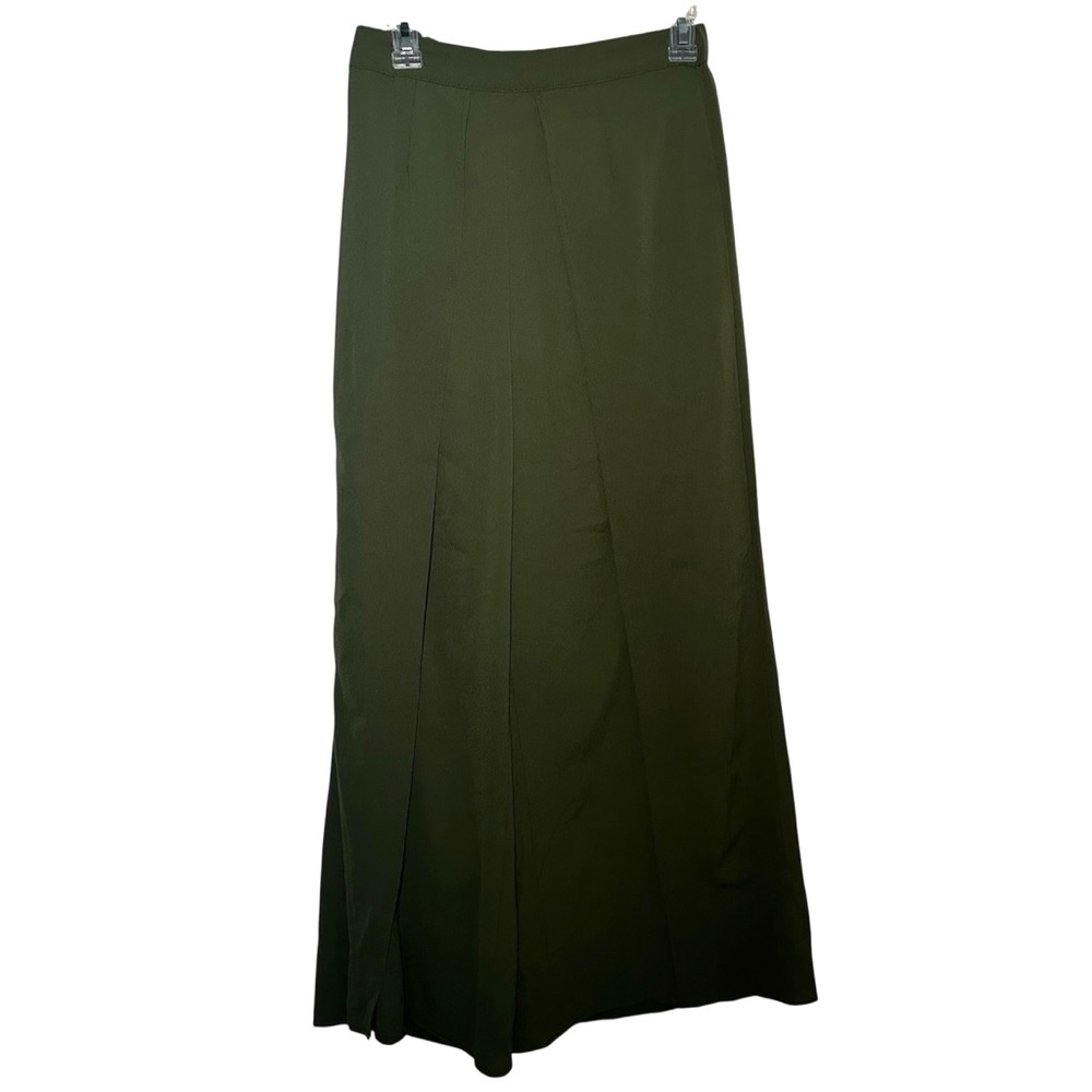 NWOT FAVLIX Olive Green Flowy Pants Medium